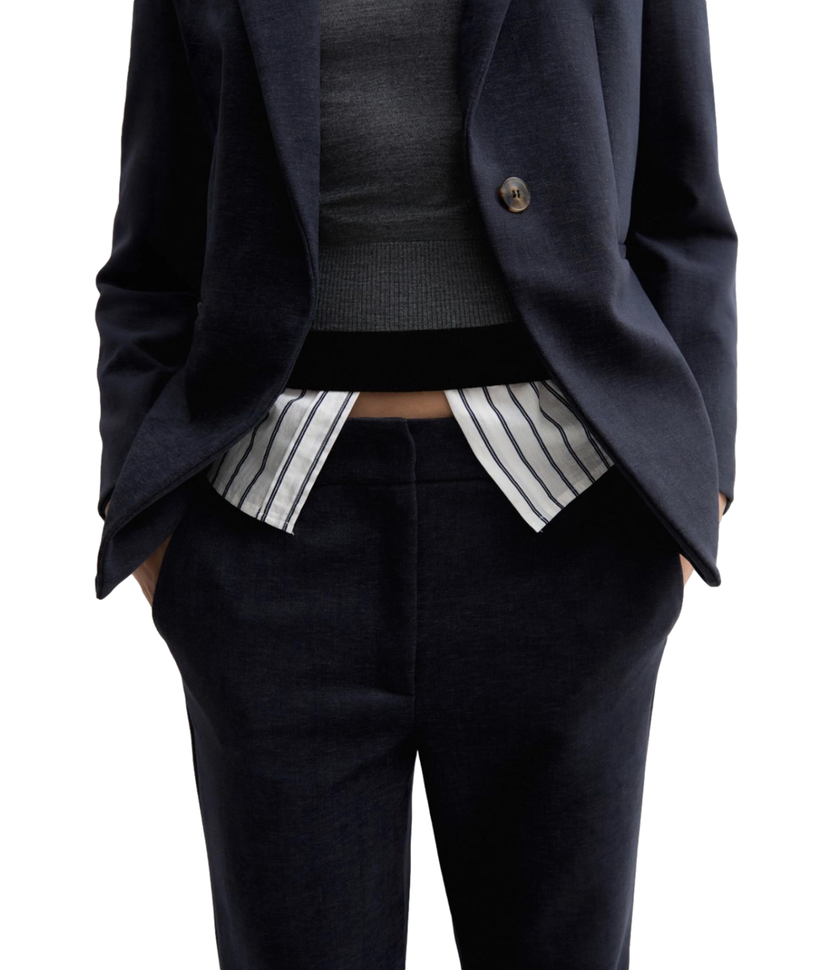 Emme Marella Pantalone Emmbaldi Blu Donna