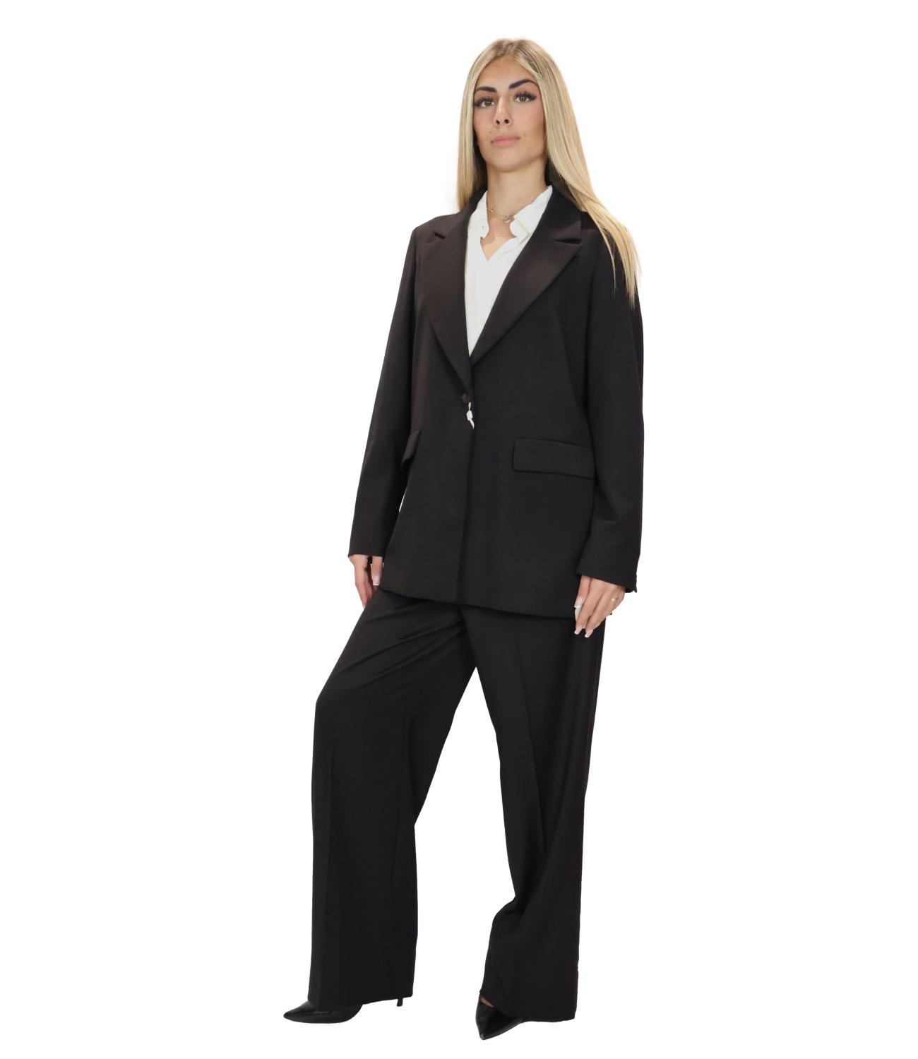Emme Marella Pantalone Nero da Donna