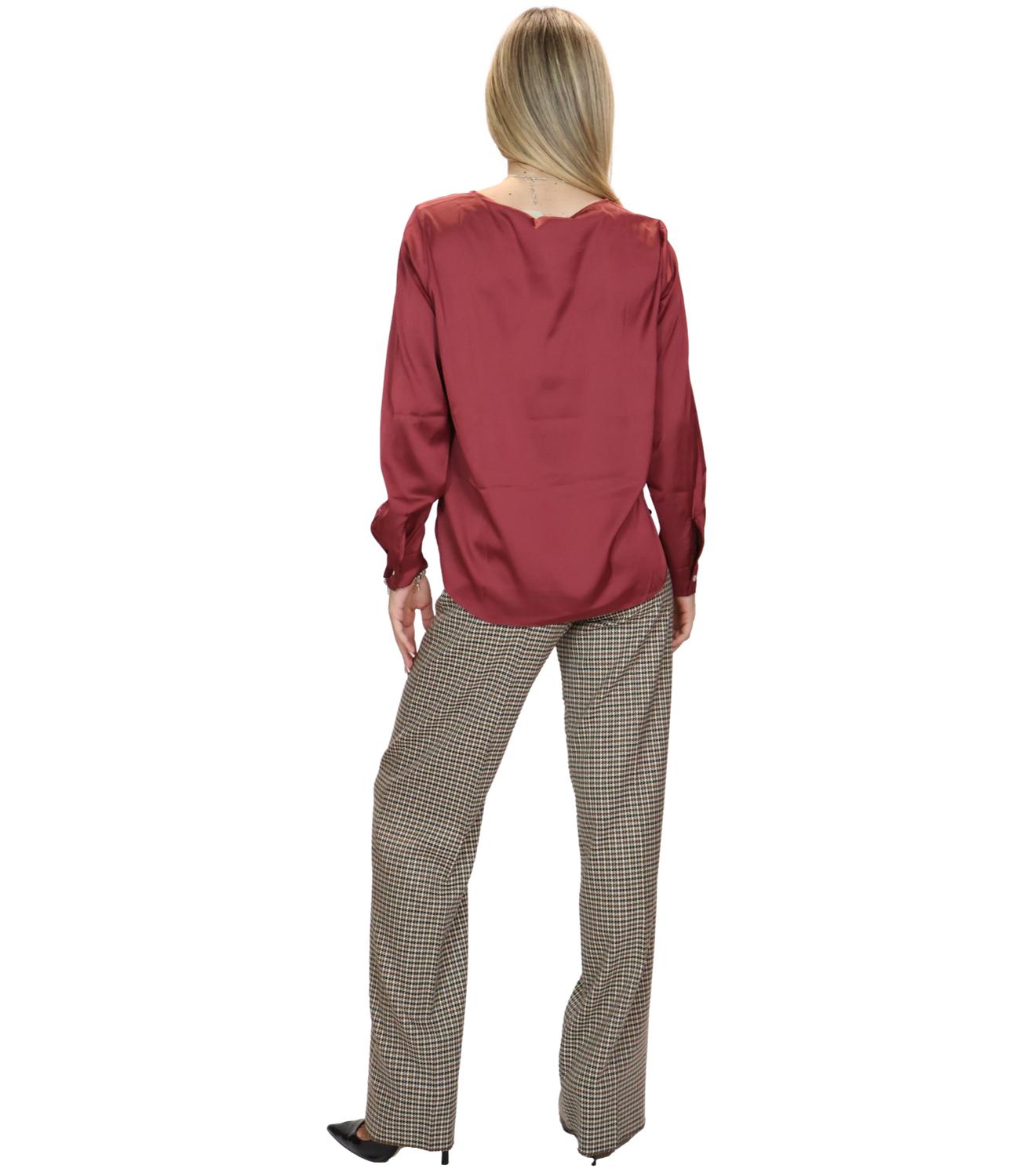 Emme Marella Pantalone Bianco Lana da Donna