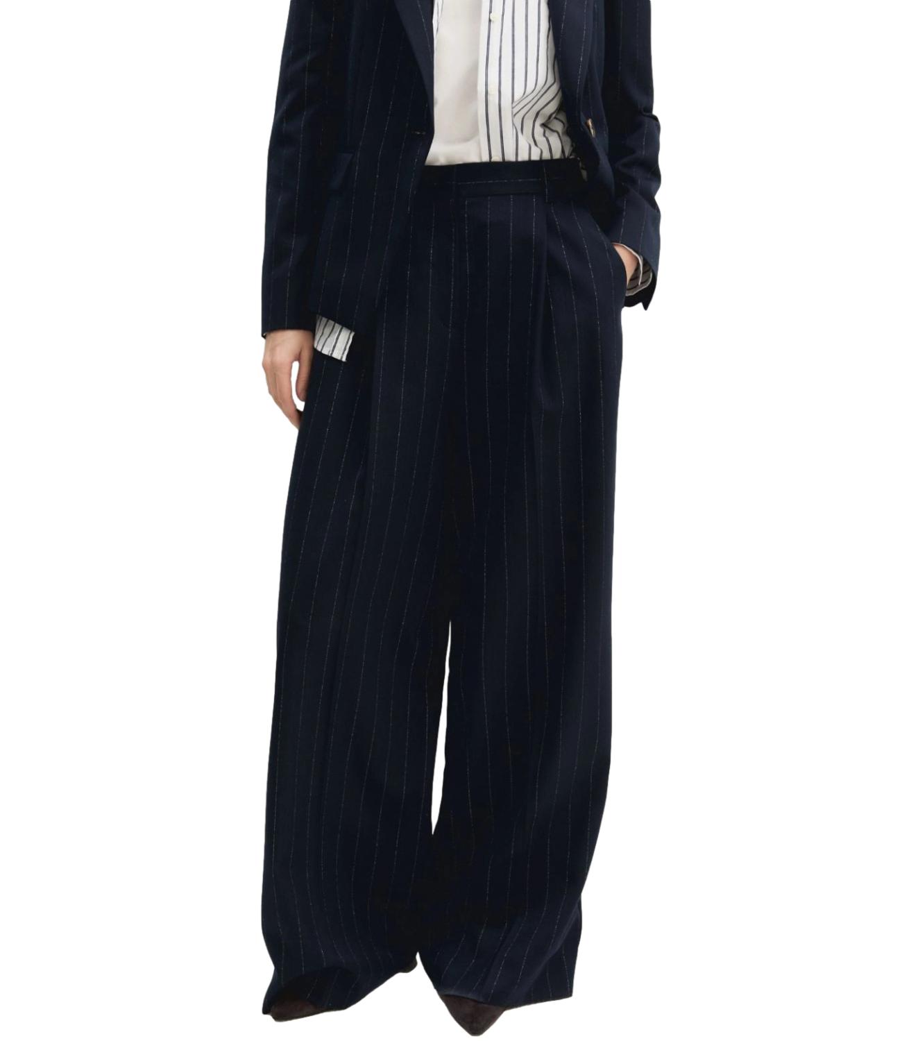Emme Marella Pantalone Navy da Donna