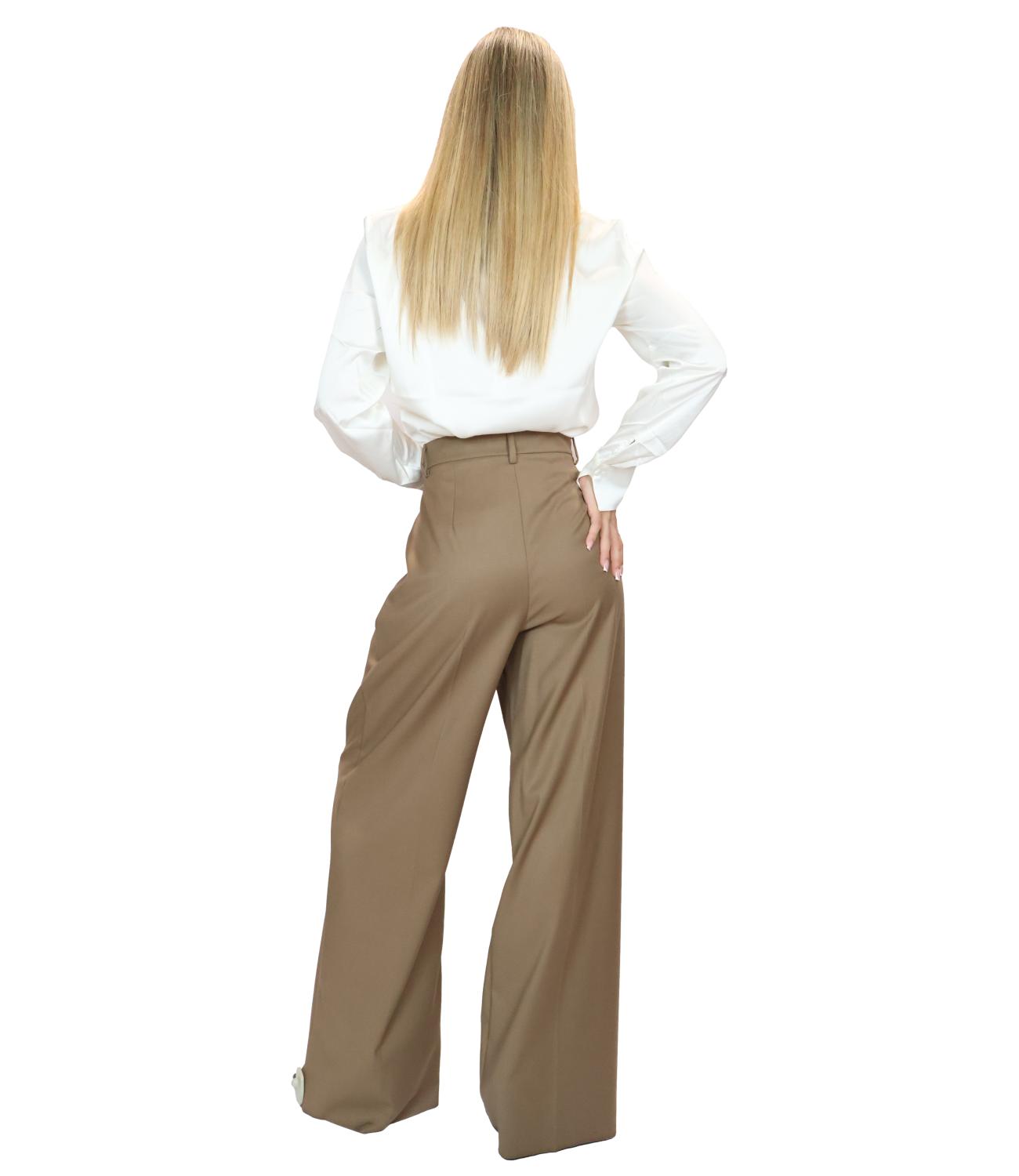 Emme Marella Pantalone Beige da Donna