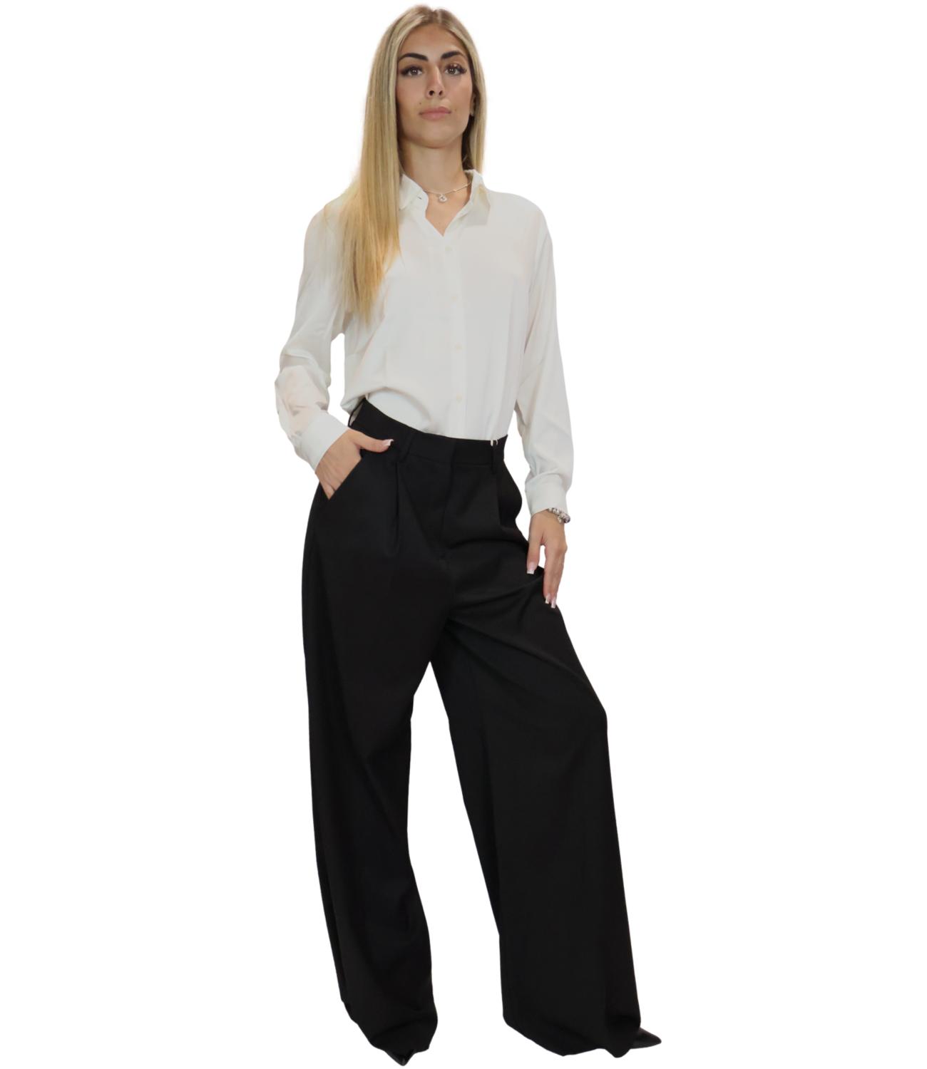 Emme Marella Pantalone Nero da Donna
