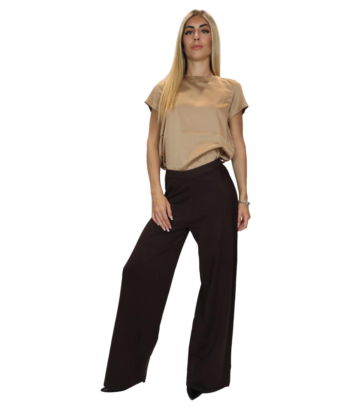 Emme Marella Pantalone Testa Di Moro da Donna