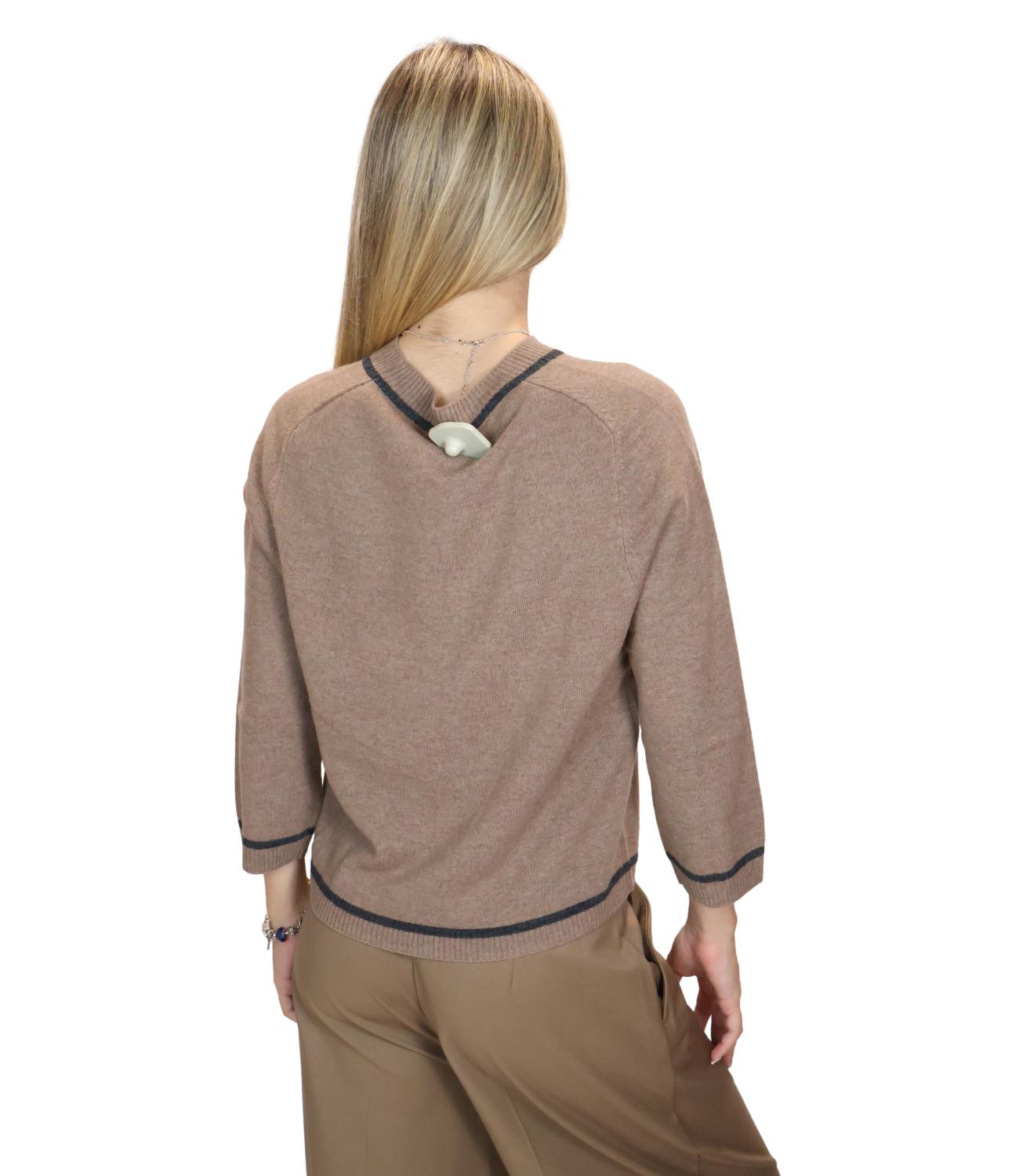 Emme Marella Maglia Tortora da Donna