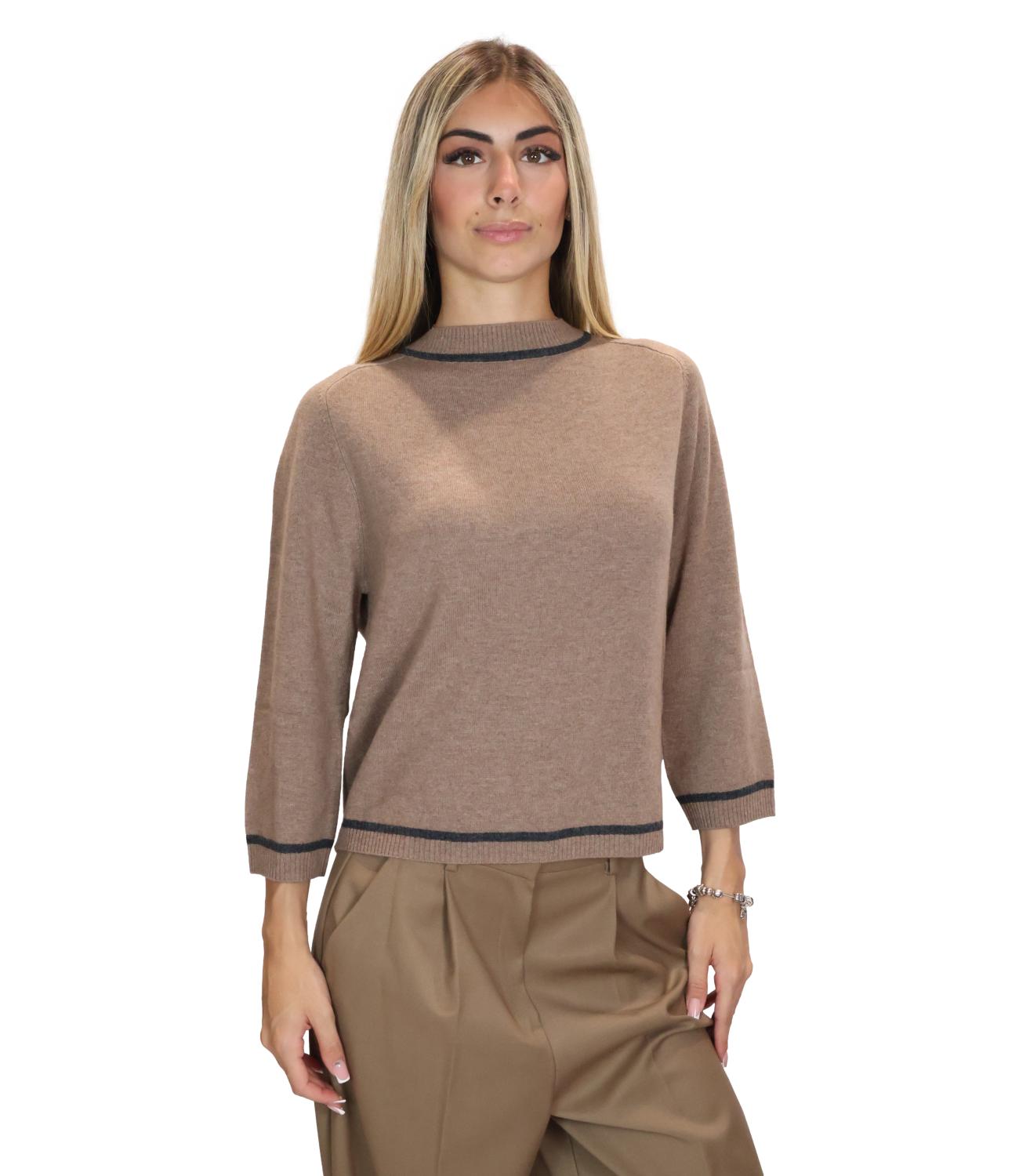 Emme Marella Maglia Tortora da Donna