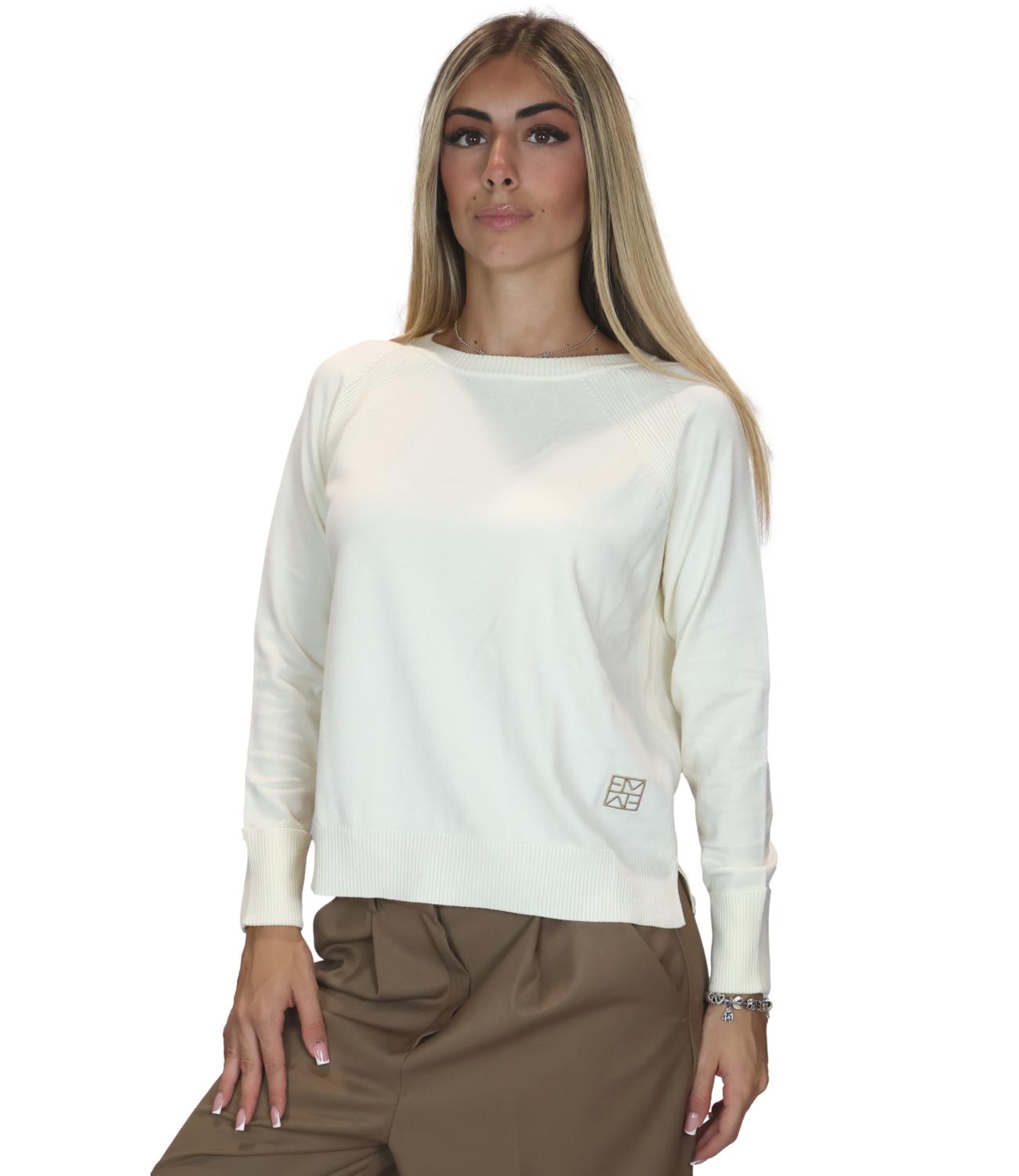 Emme Marella Maglia Avorio da Donna