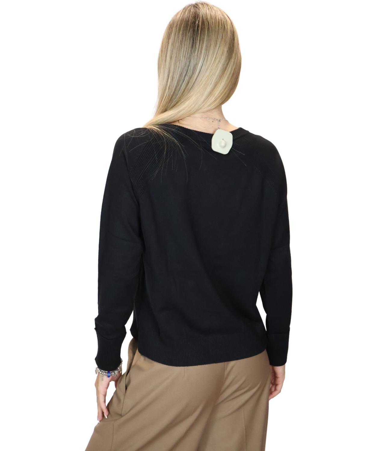 Emme Marella Maglia Nero da Donna