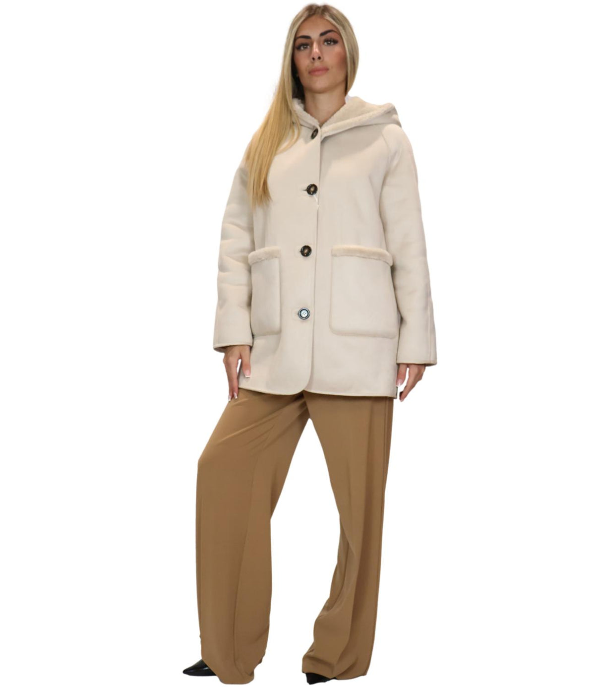 Emme Marella Giacca Beige da Donna
