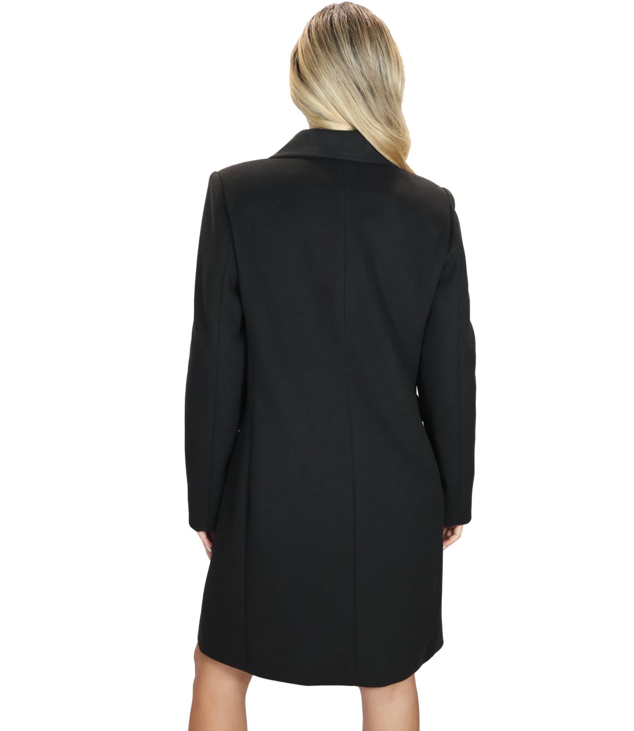 Emme Marella Cappotto Nero da Donna