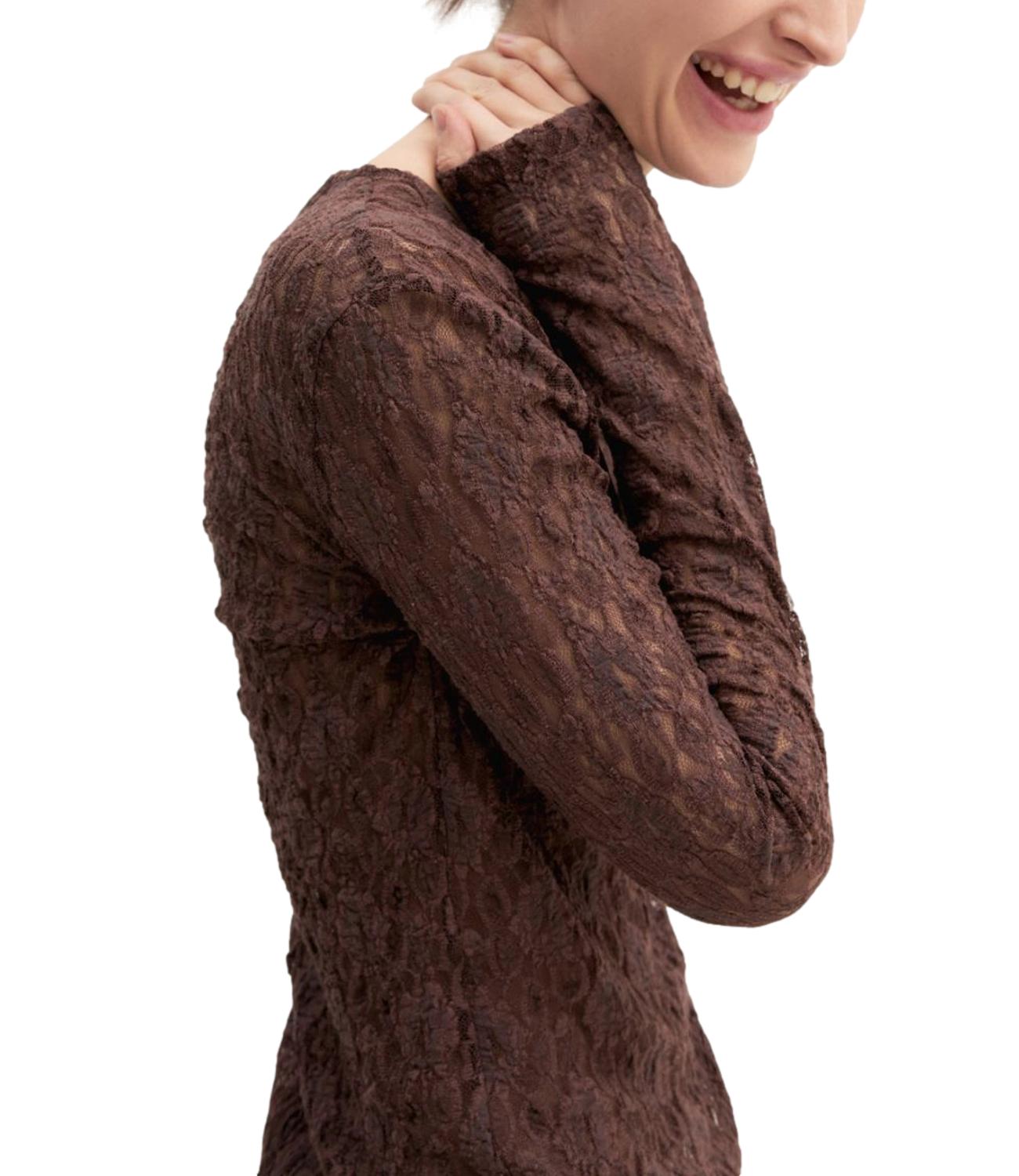 Emme Marella T-Shirt Marrone da Donna