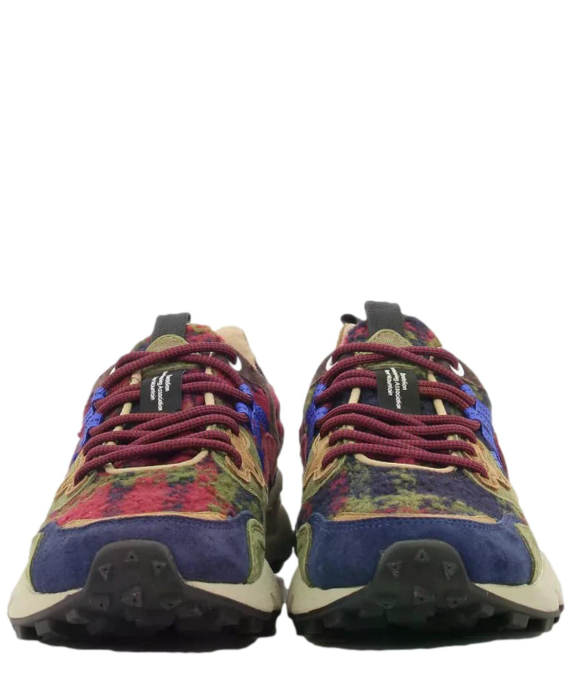 Flower Mountain Sneakers Dark Grey/brown/bordeaux da Donna