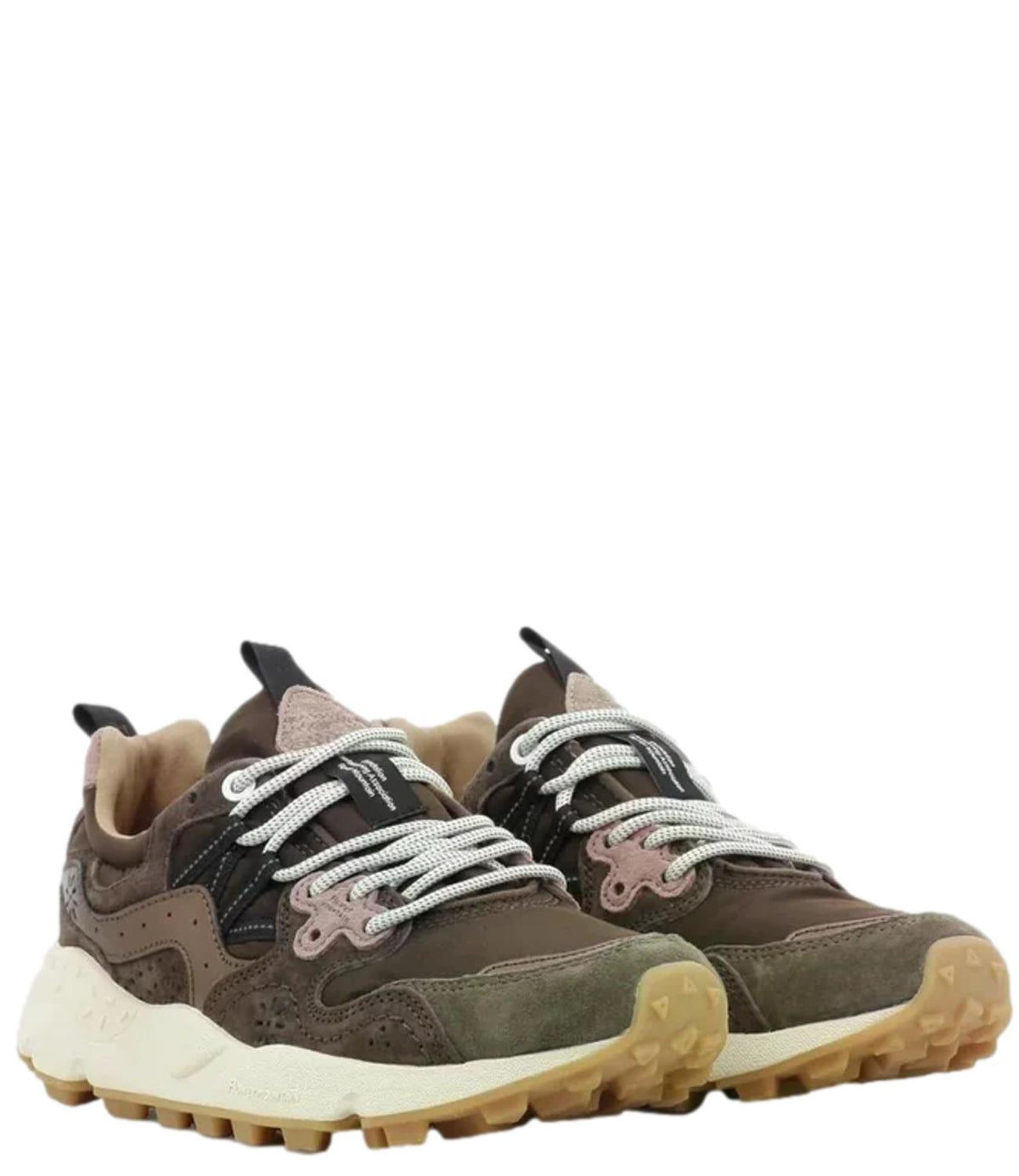 Flower Mountain Sneakers Brown/bronze/pink da Donna