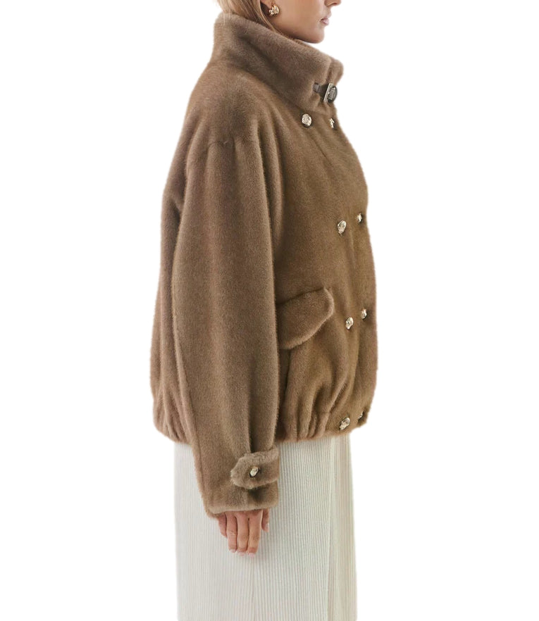 Giovanni Paris Giacca Sable da Donna