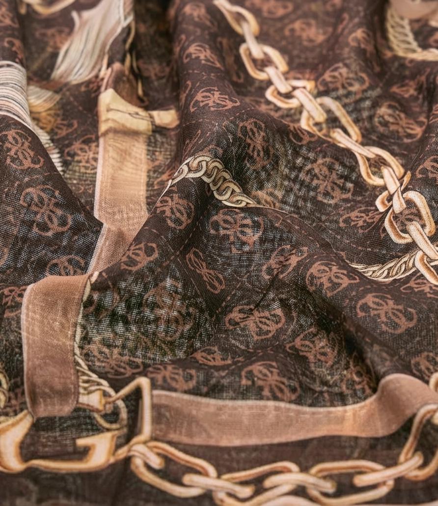 Guess Sciarpa/Foulard Brown da Donna