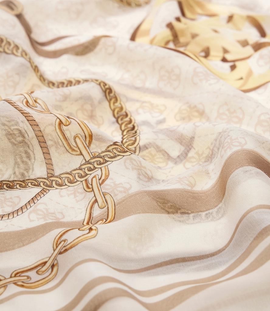 Guess Sciarpa/Foulard Off White da Donna