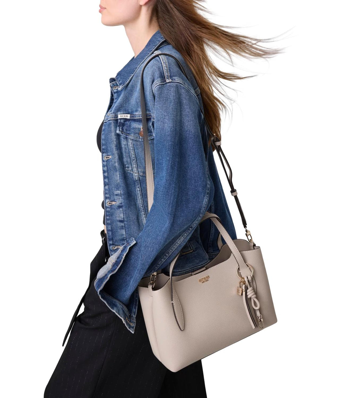Guess Borsa Light Taupe da Donna