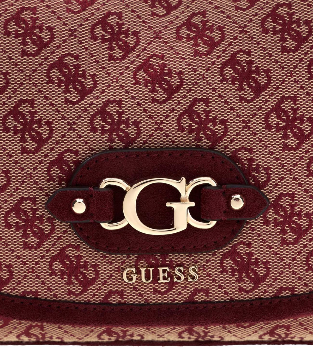 Guess Borsa Merlot Logo da Donna