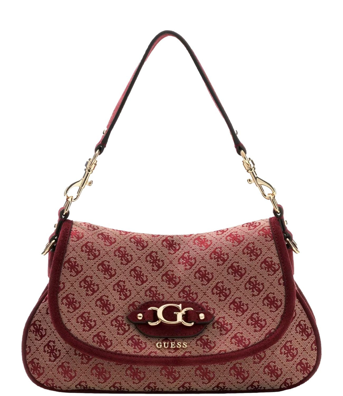 Guess Borsa Merlot Logo da Donna
