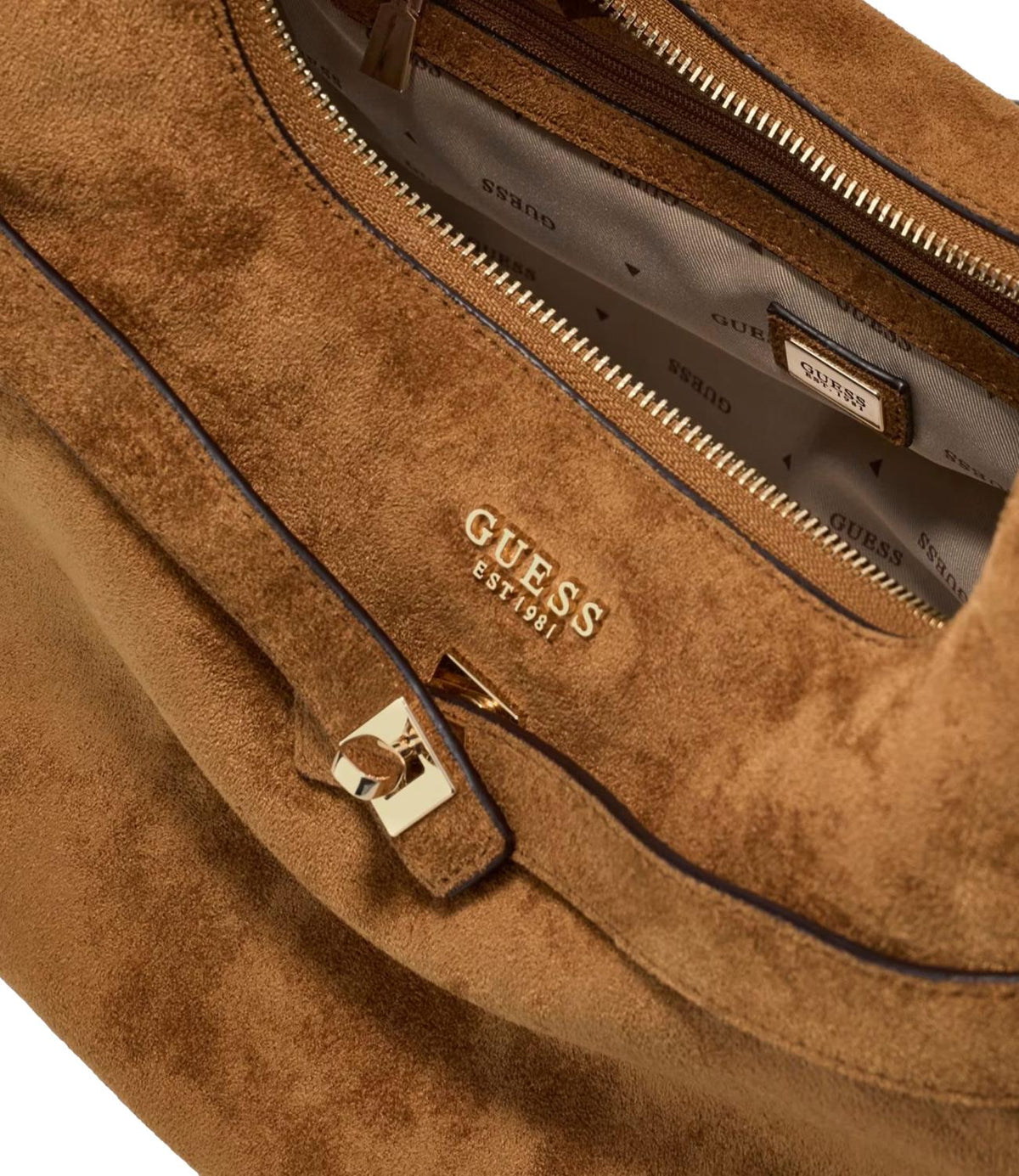 Guess Borsa Cognac da Donna