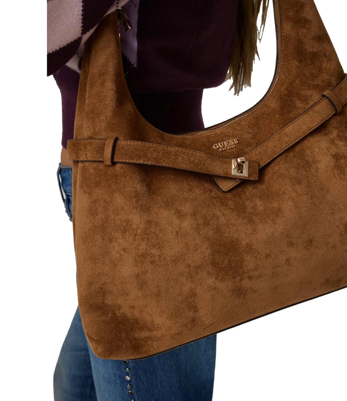 Guess Borsa Cognac da Donna