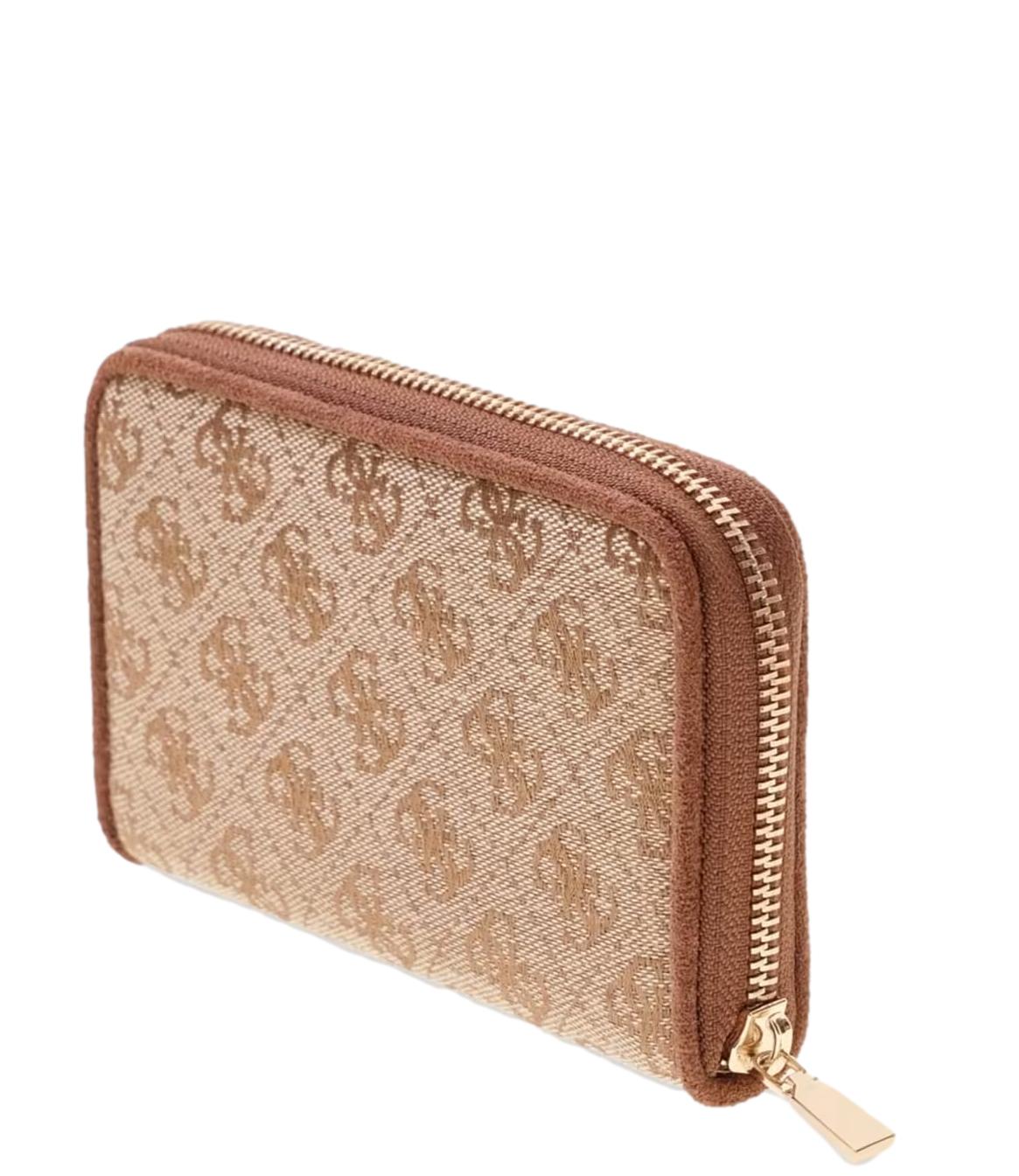Guess Portafogli Latte Logo/brown da Donna