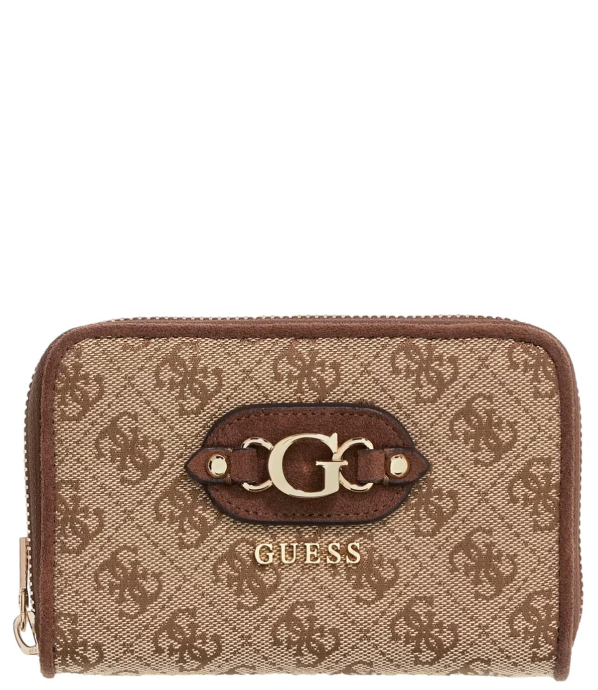 Guess Portafogli Latte Logo/brown da Donna