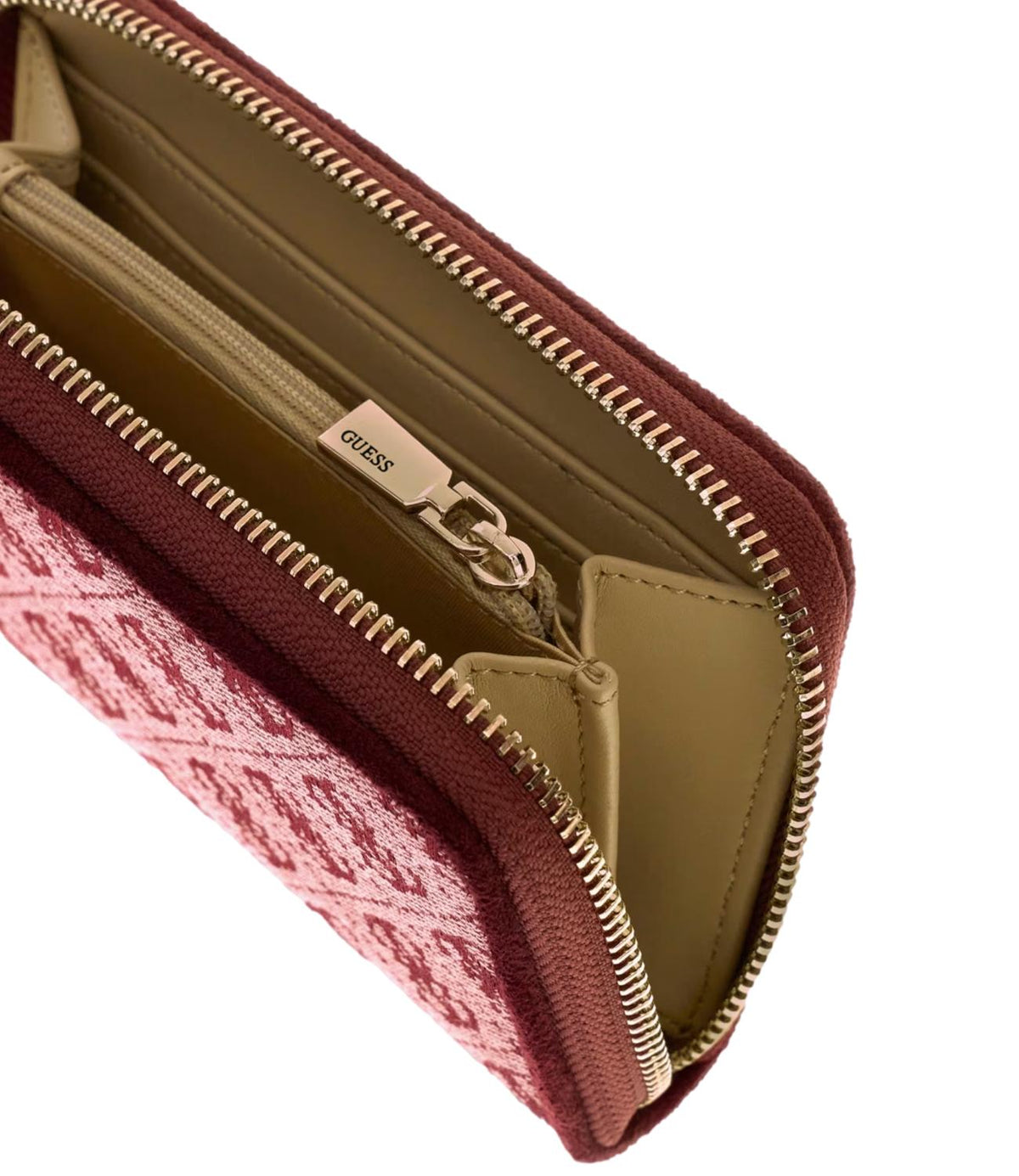 Guess Portafogli Merlot Logo da Donna
