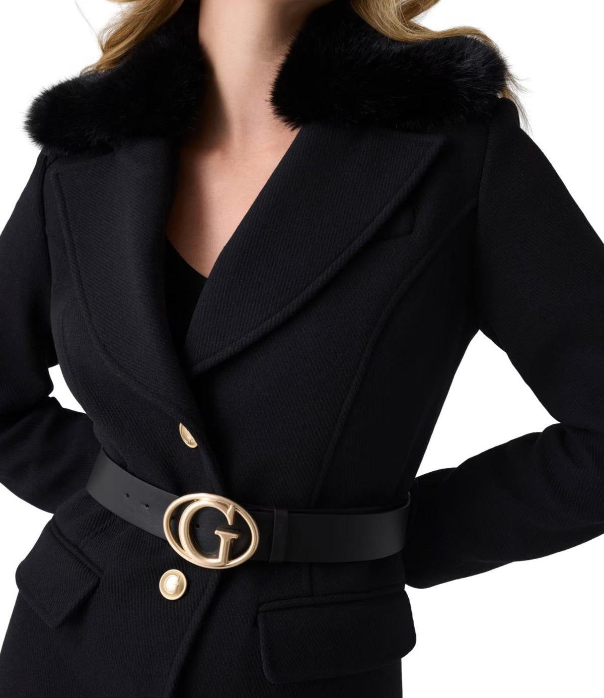 Guess Giubbino Jet Black A996 da Donna
