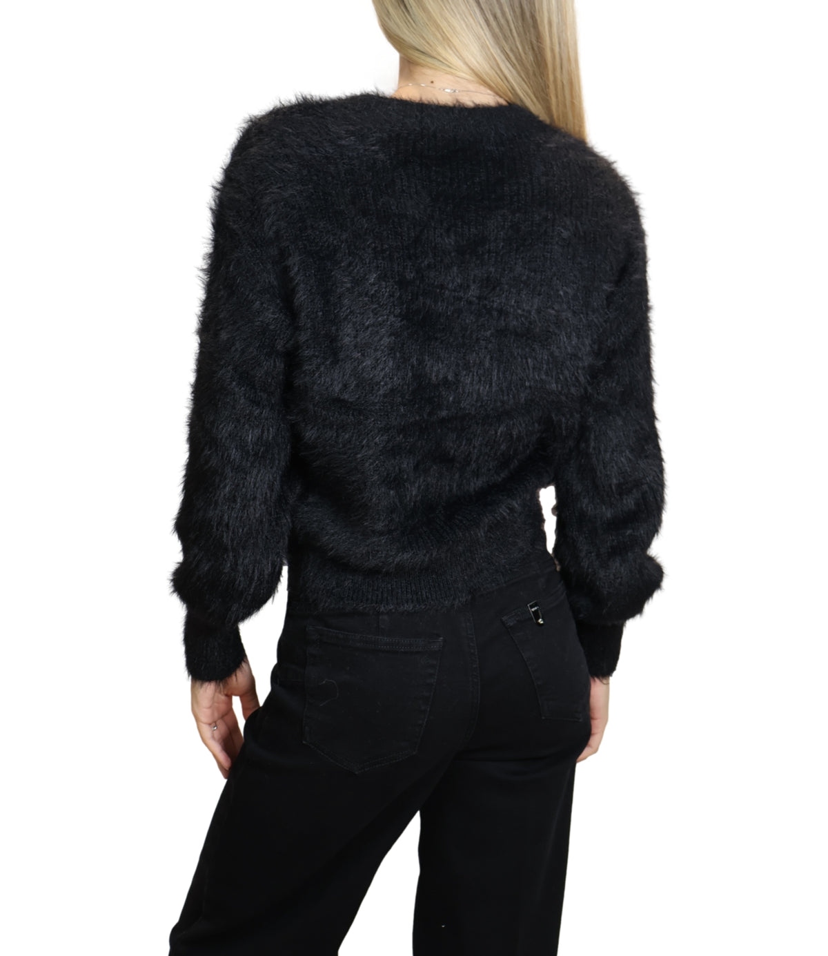 Guess Cardigan Jet Black A996 da Donna