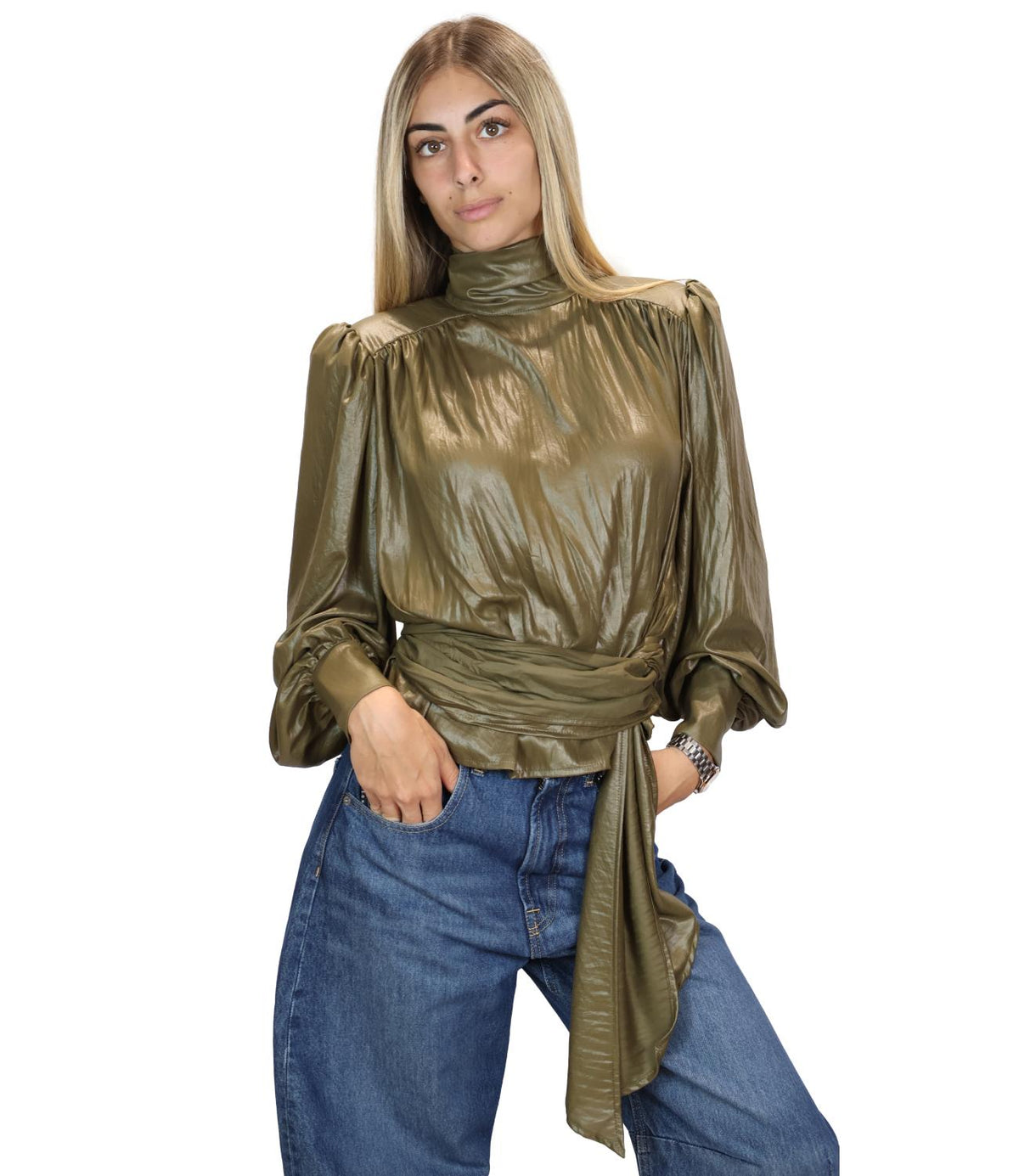 Have One Blusa Militare da Donna