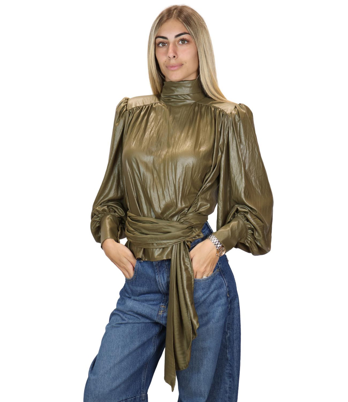 Have One Blusa Militare da Donna