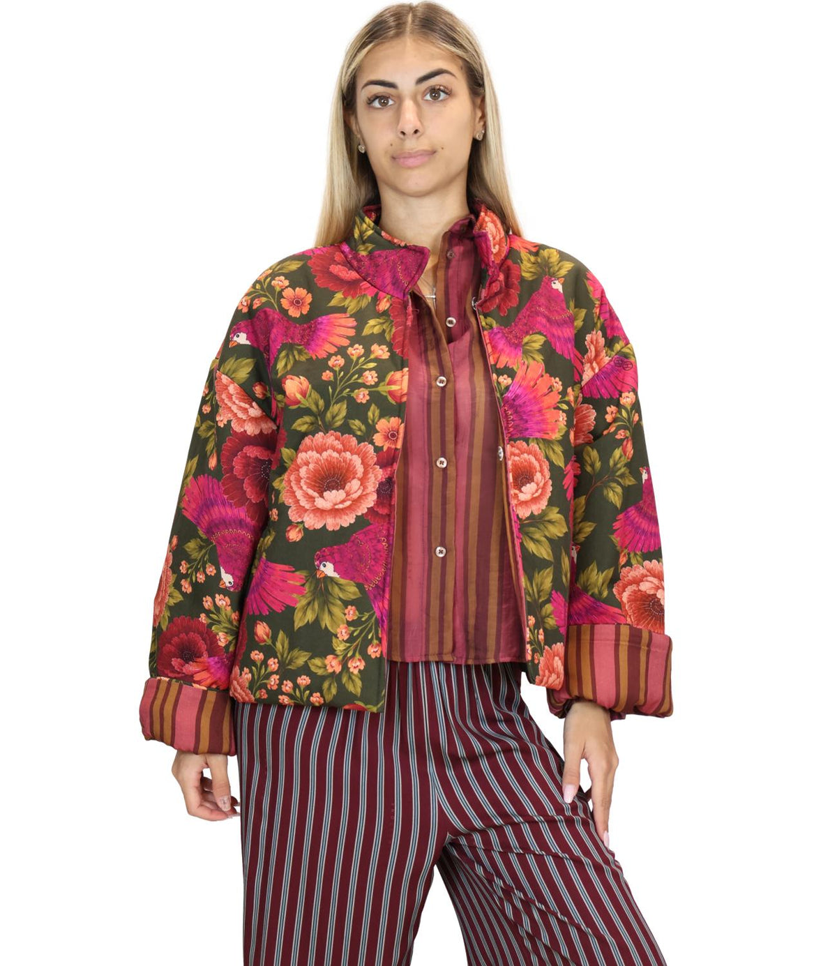 Have One Giacca Rigato da Donna