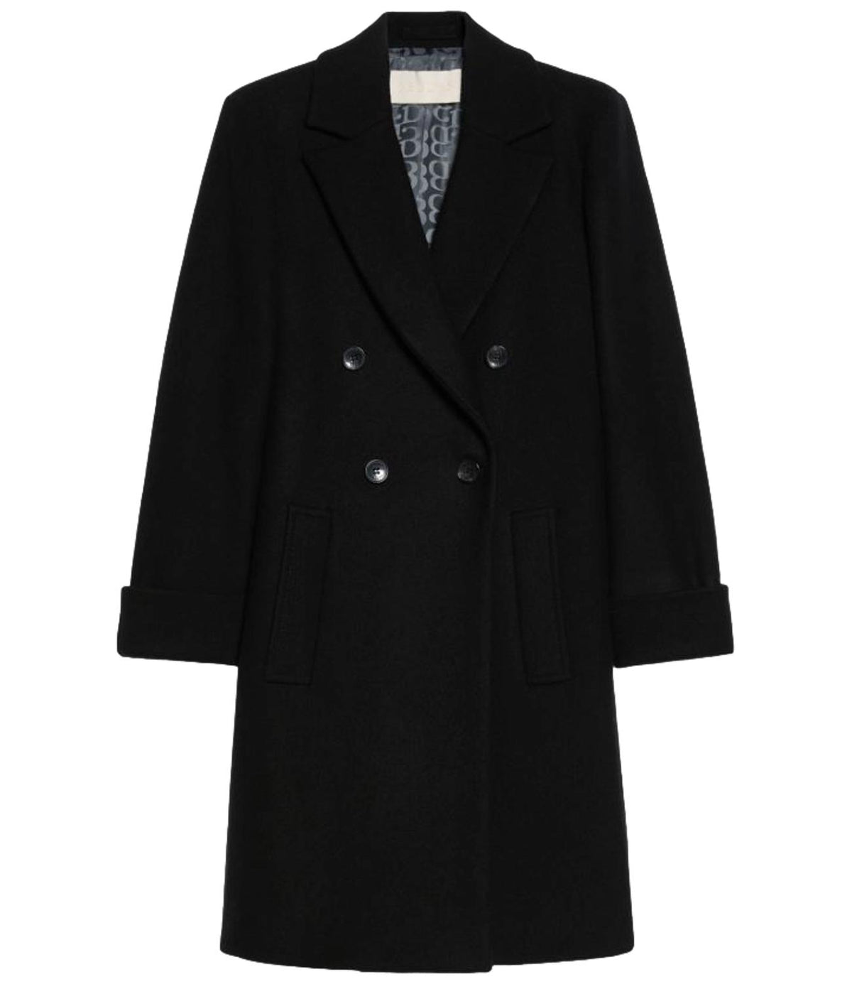 Iblues Cappotto Nero da Donna