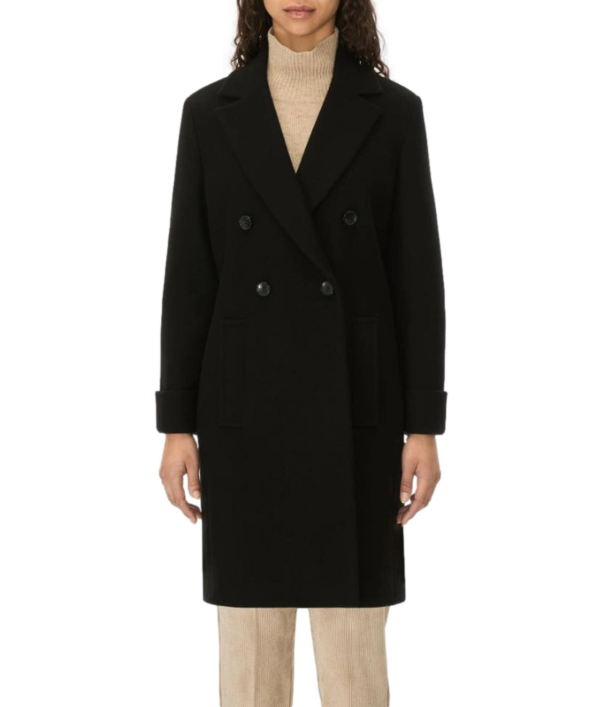 Iblues Cappotto Nero da Donna