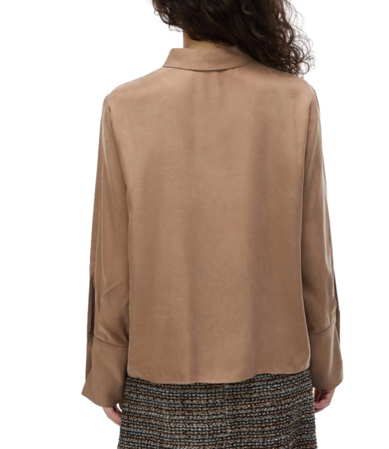 Iblues Camicia Nocciola da Donna