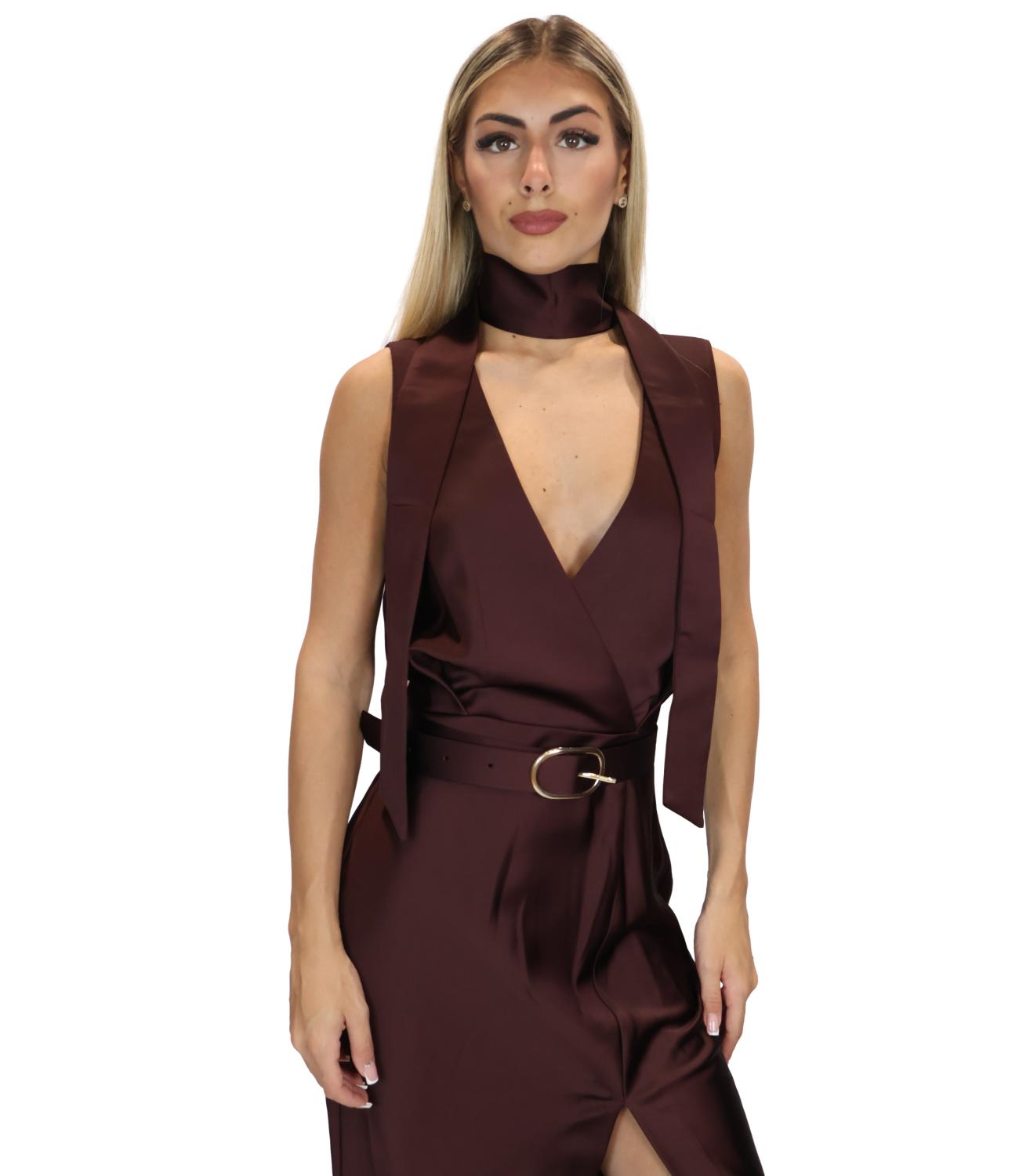 Imperial Abito Plum Noir da Donna
