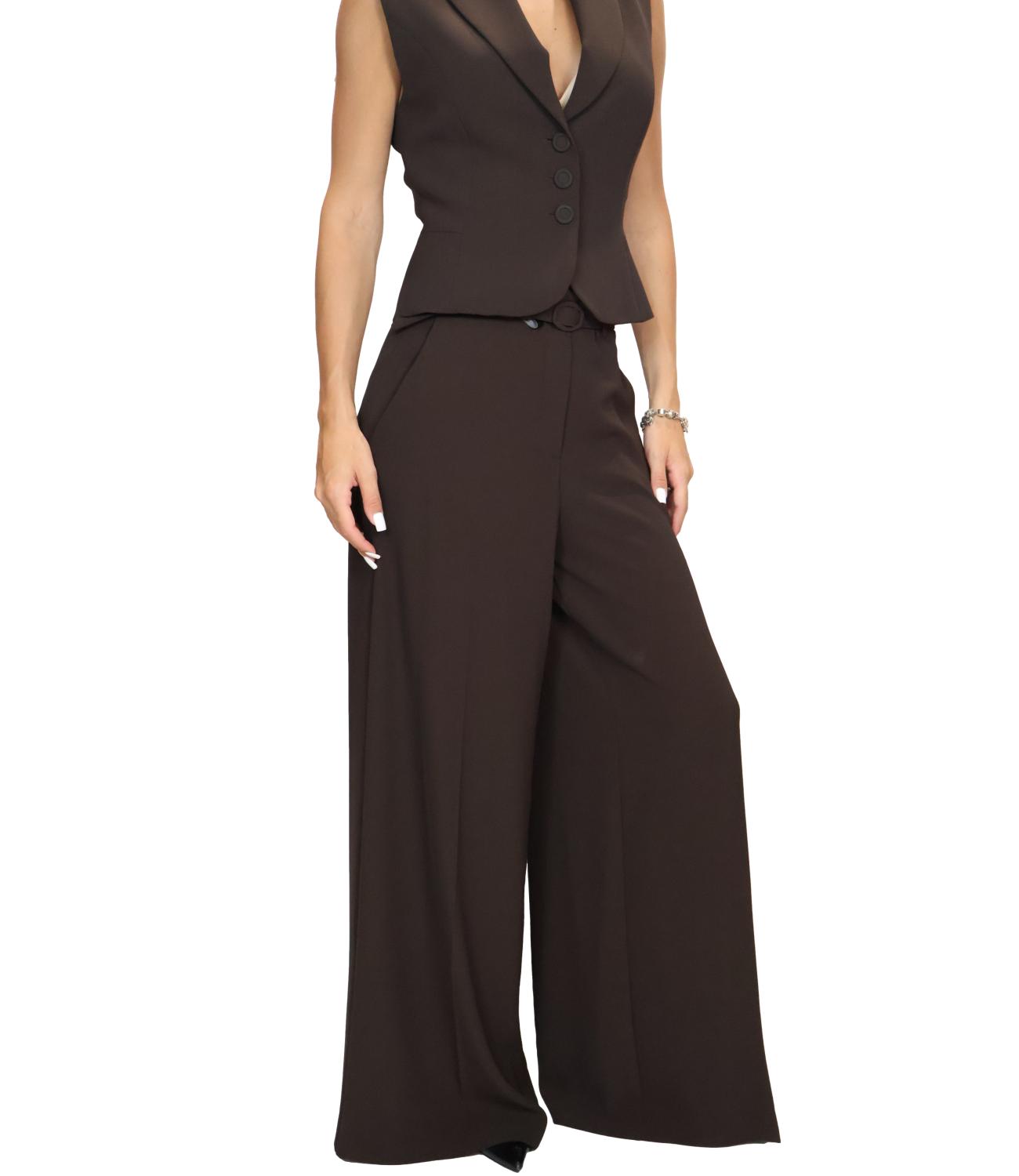Imperial Pantalone Dark Coffee da Donna