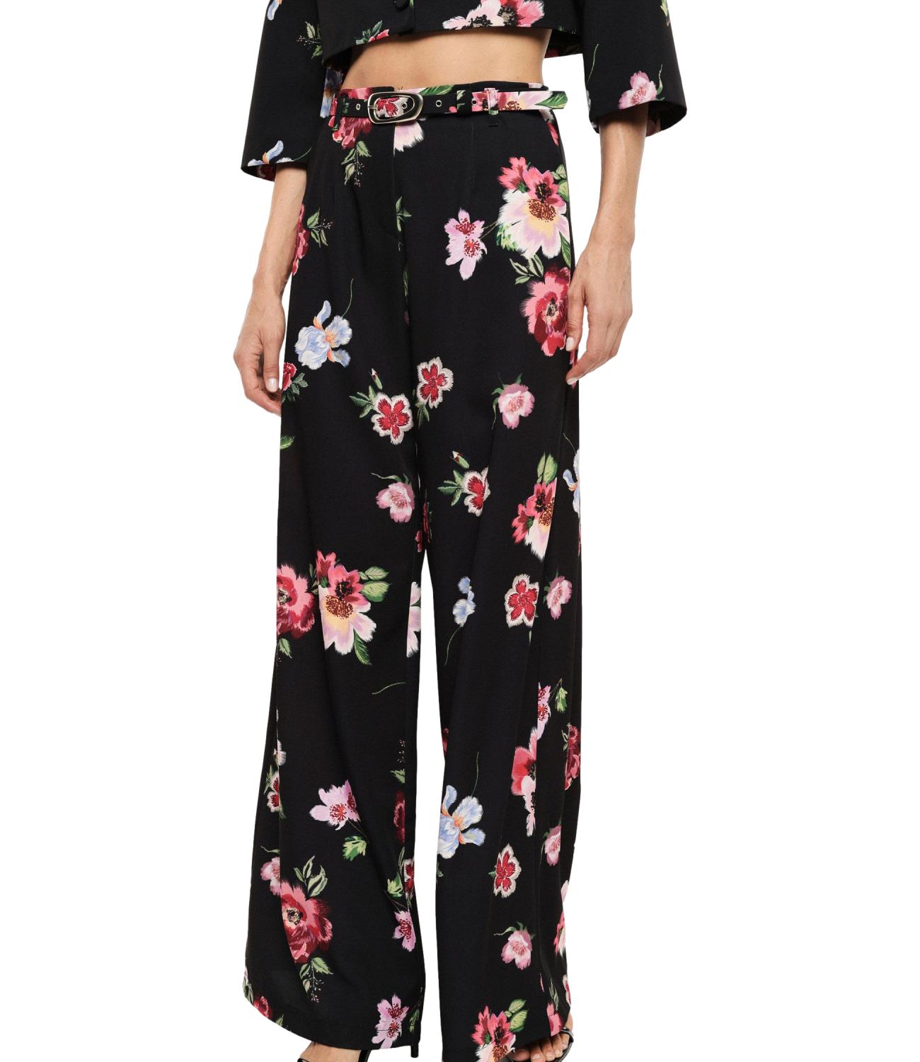 Imperial Pantalone Nero/multicolor da Donna