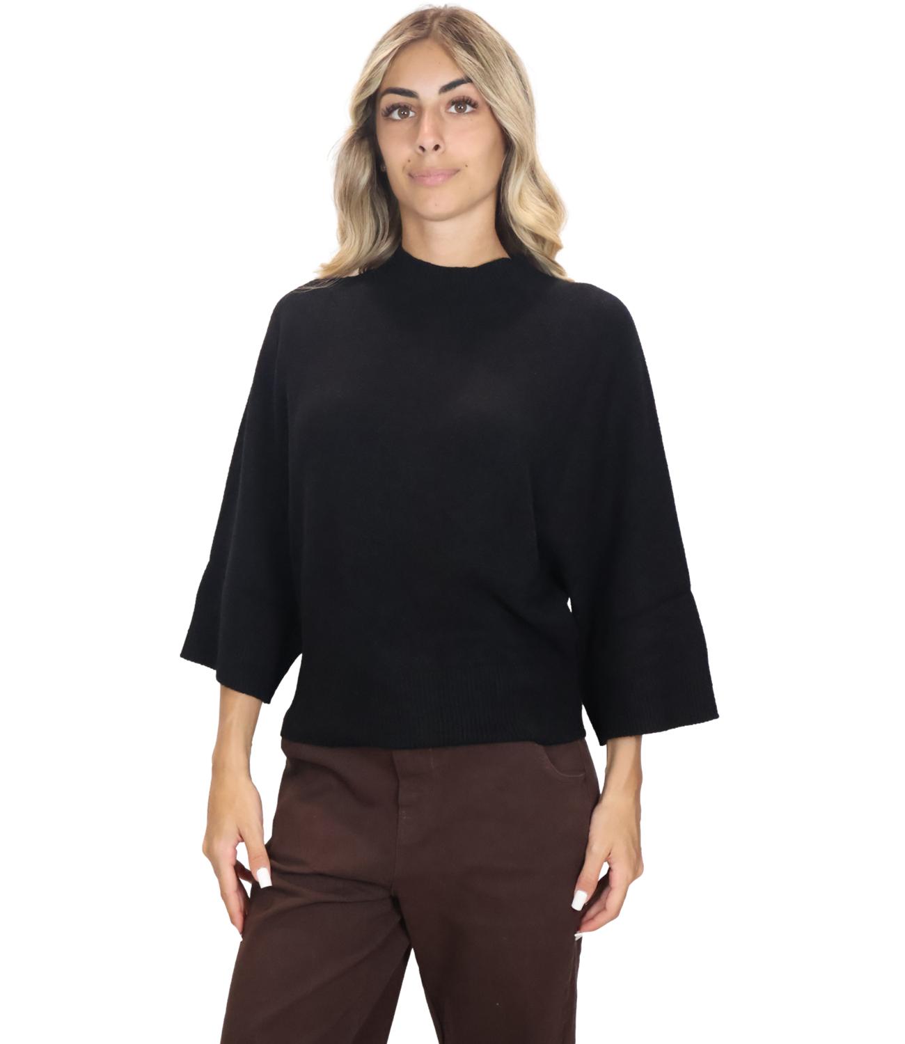Kontatto Maglia NerO-Black da Donna