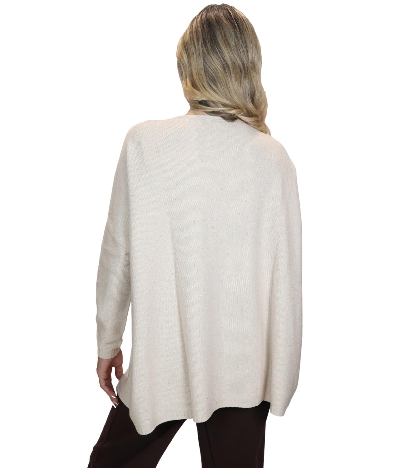 Kontatto Maglia Beige Mel. da Donna