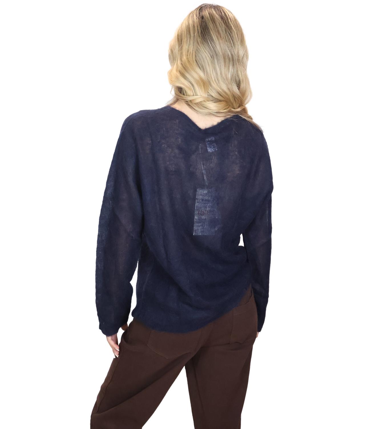 Kontatto Maglia Navy da Donna