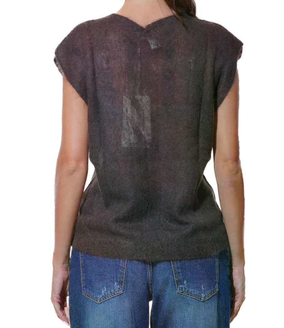 Kontatto Gilet Moka da Donna