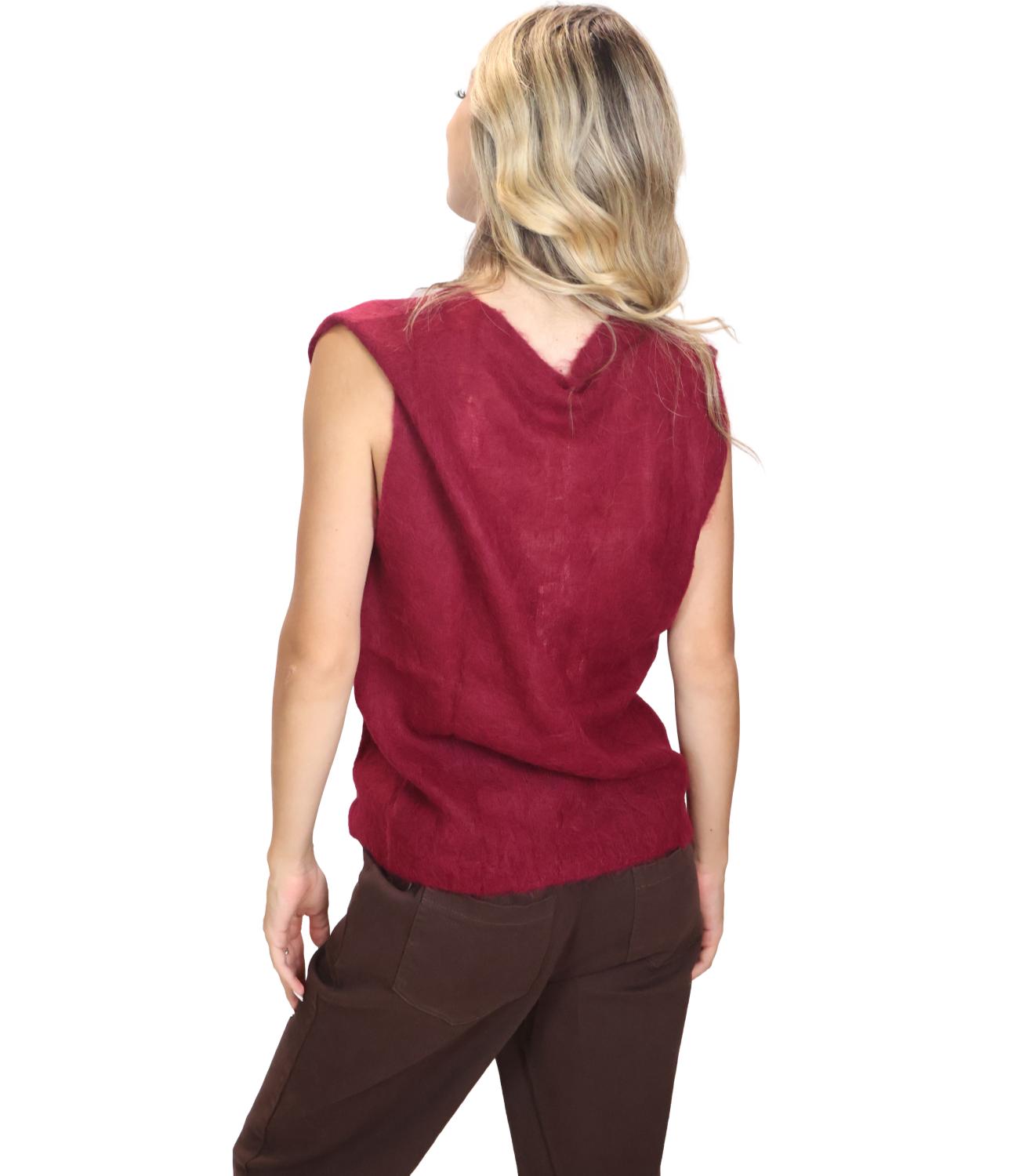 Kontatto Gilet Marsala da Donna