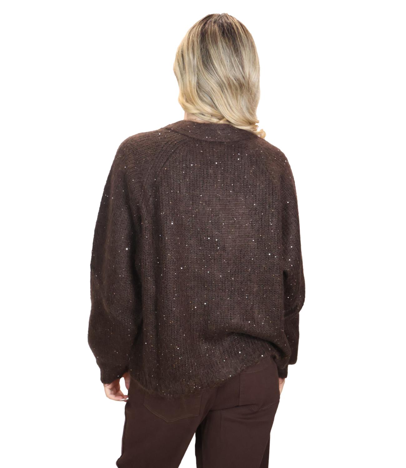 Kontatto Cardigan Moka da Donna