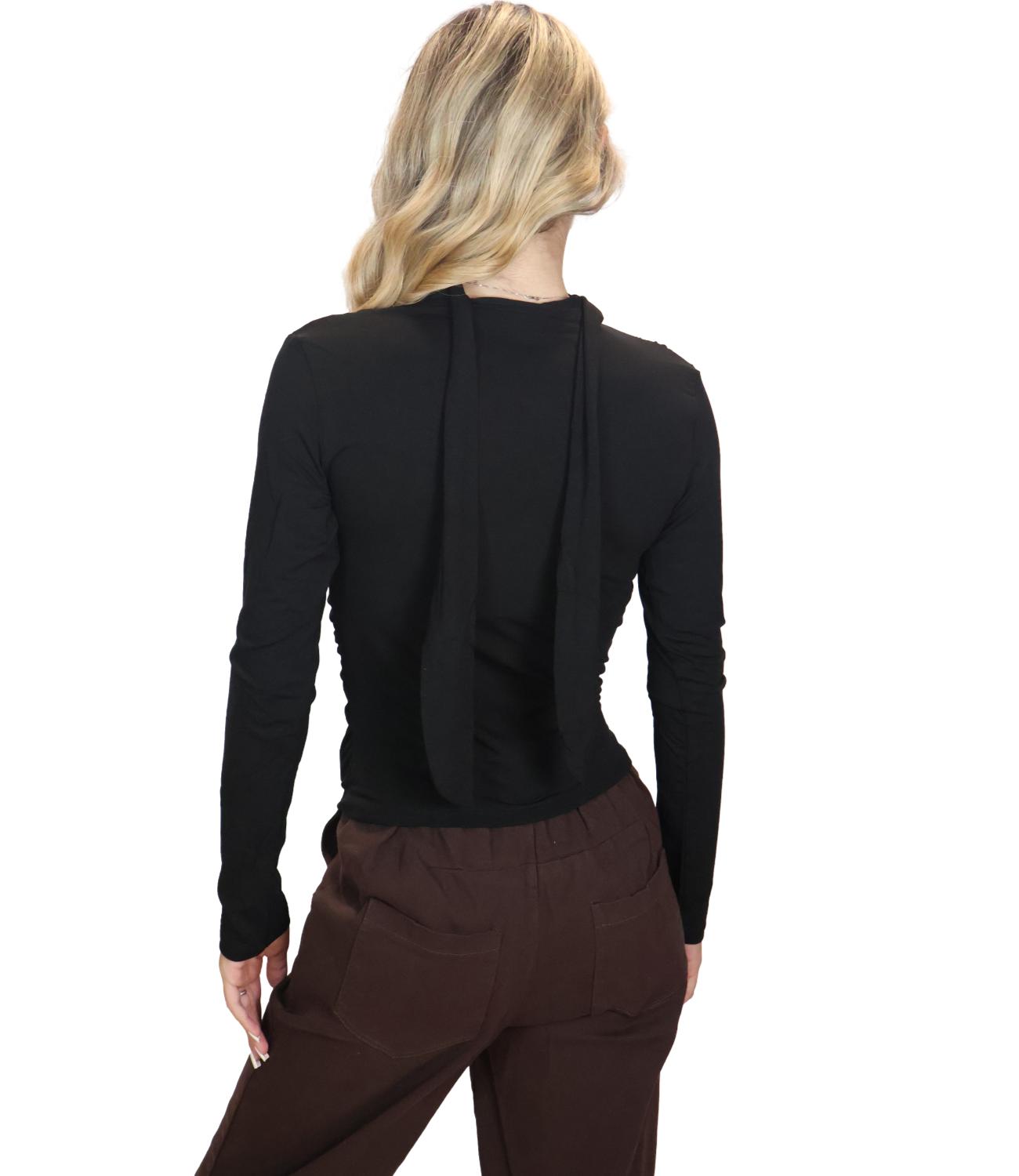 Kontatto Blusa NerO-Black da Donna