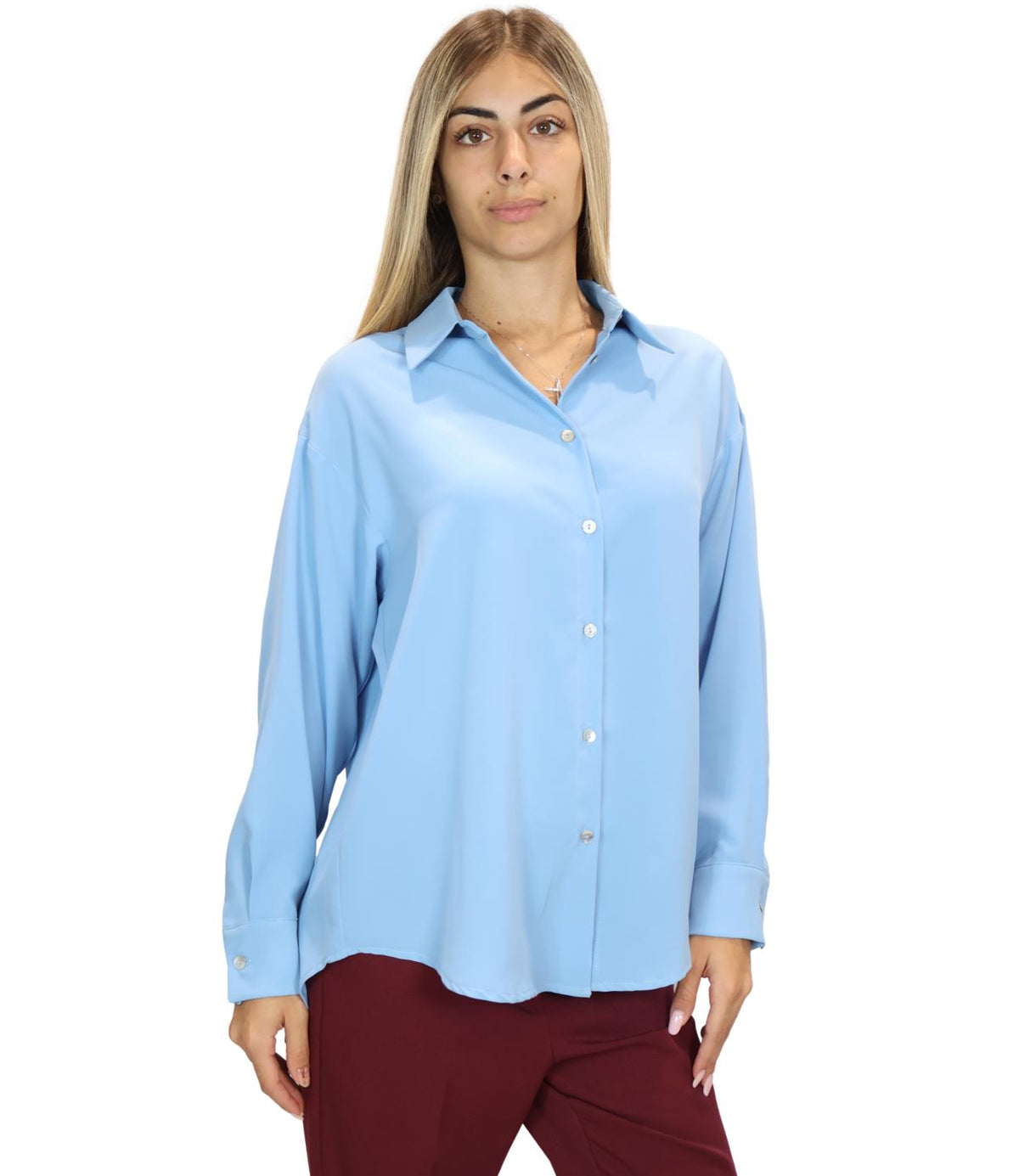 Le Streghe Camicia Azzurro da Donna