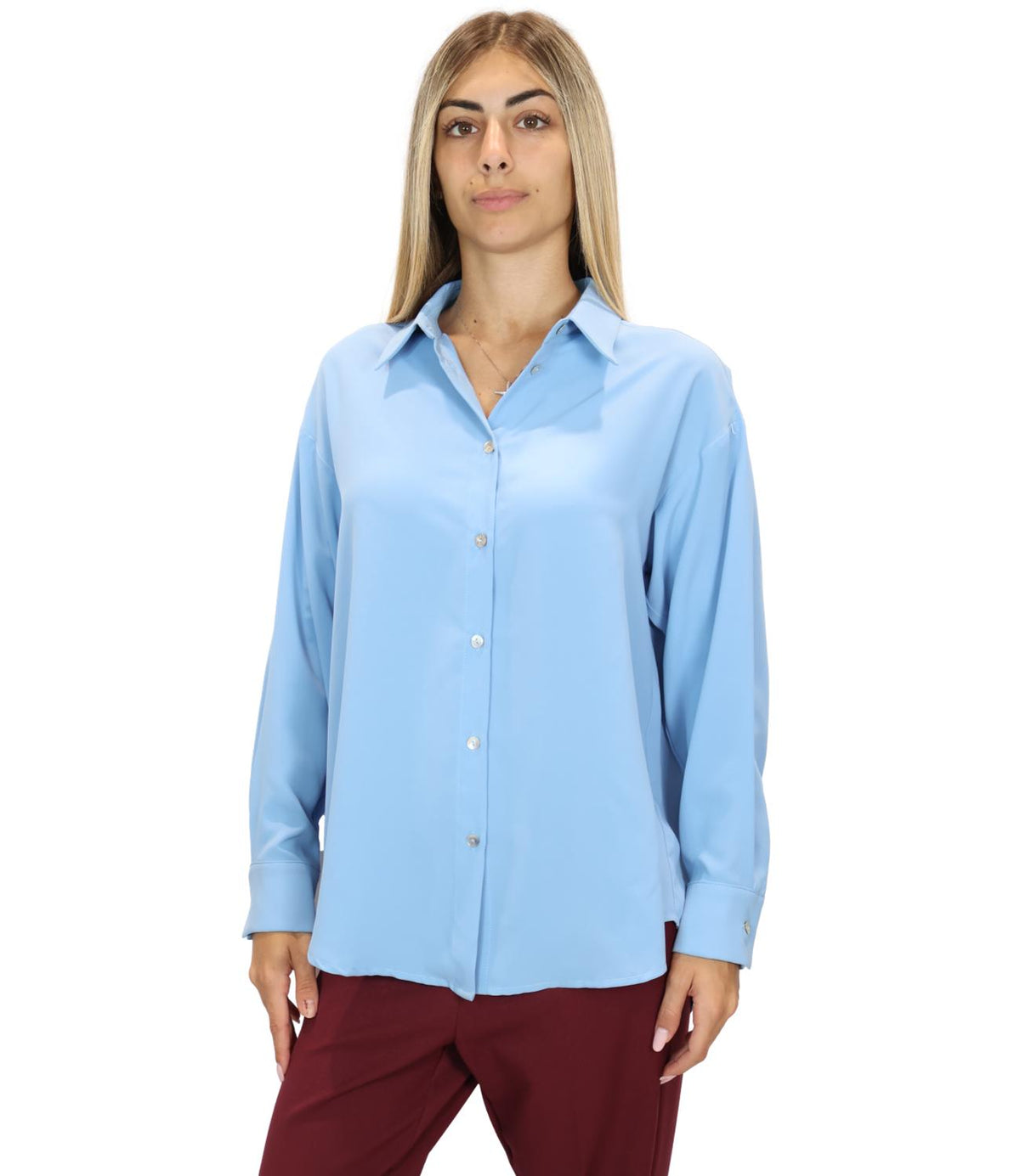 Le Streghe Camicia Azzurro da Donna
