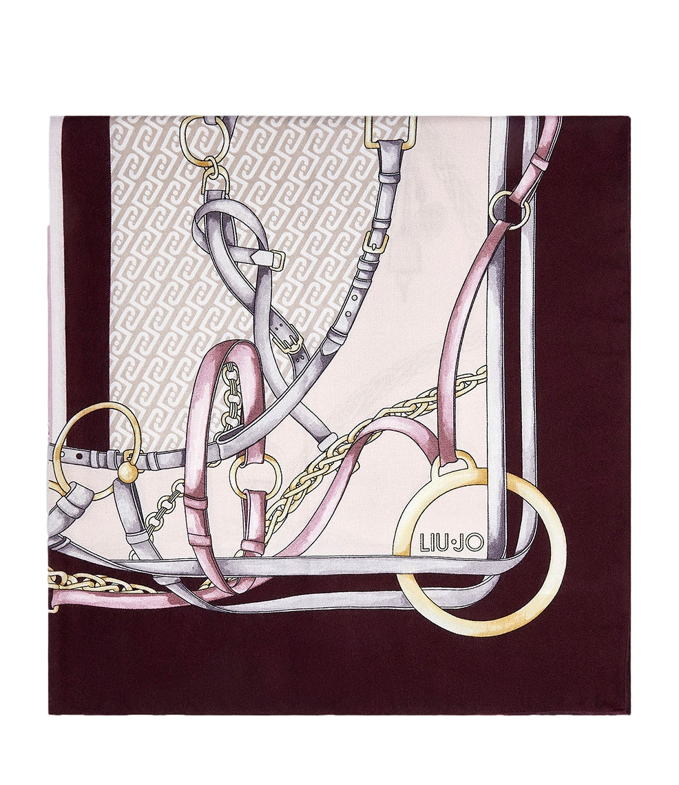 Liu jo Sciarpa/Foulard Red Aubergine da Donna