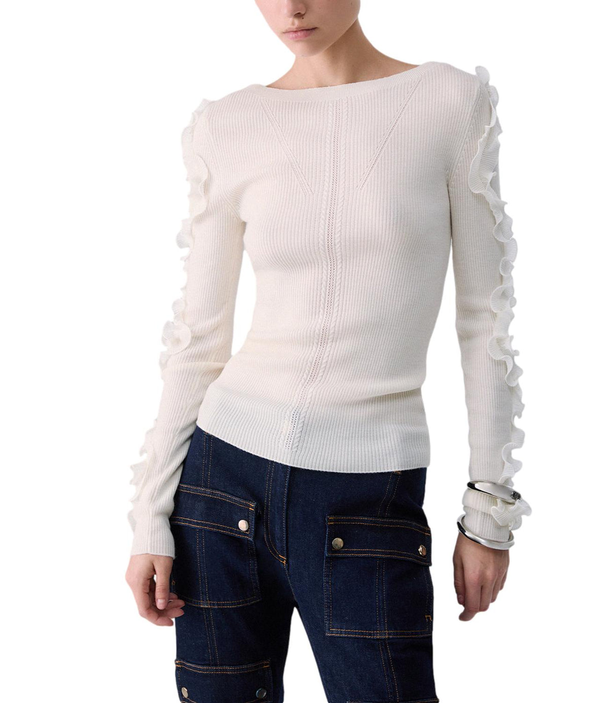Liu jo Maglia Bianco Lana da Donna