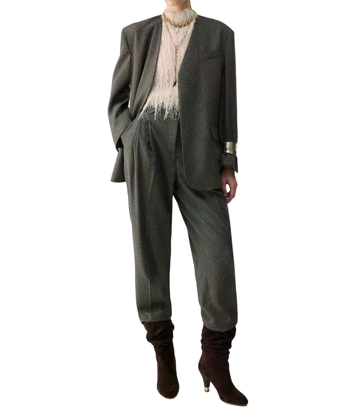 Liu Jo Pantalone Sigaretta Dk.Green Tweed Donna
